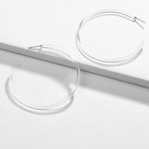 Clear lulu hoops (thin)